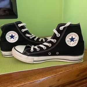 black high top converse